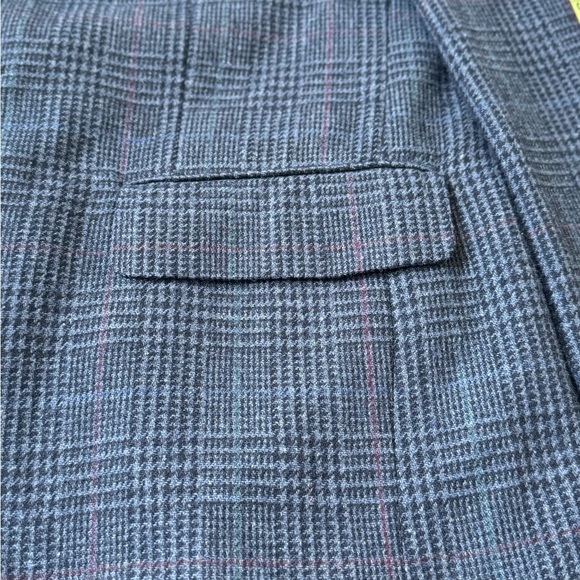 Towncraft Men's Blue Multi Colored 2 Buttoned Sports Jacket Size 40R wool blend - Picture 6 of 10